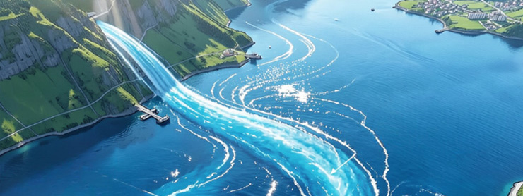 Illustration: Water dynamics in the fjord system