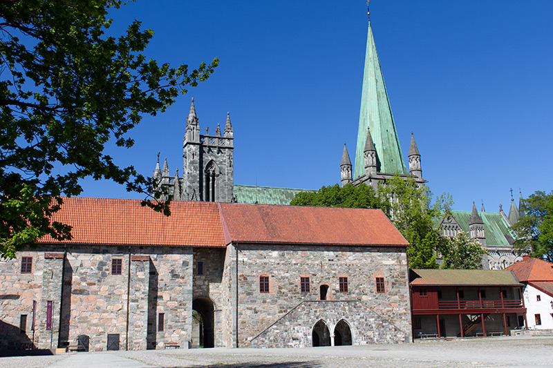 Photo: view from the courtyard of the Archbishop's Palace