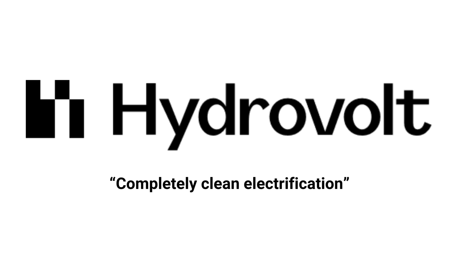 Hydrovolt. logo