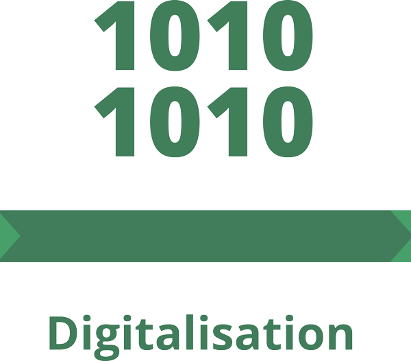 numbers 1 and 0. icon