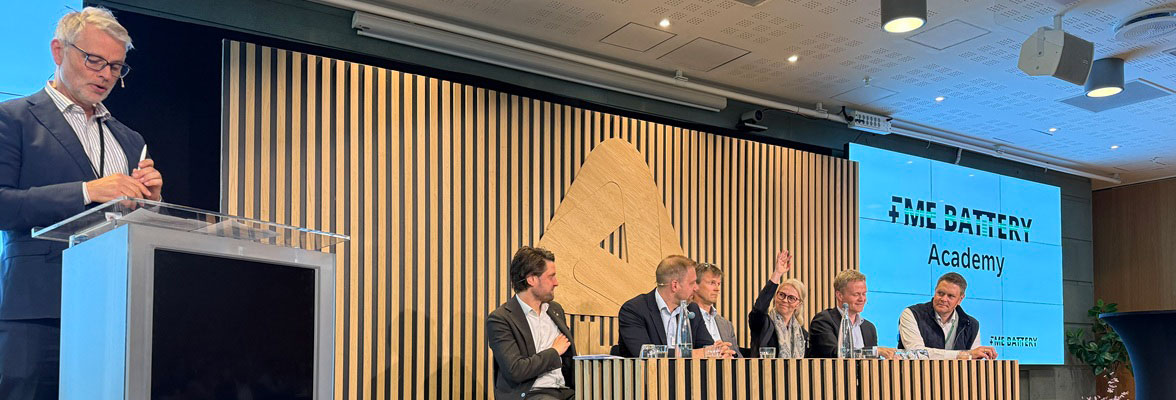 panel discussion on stage. photo