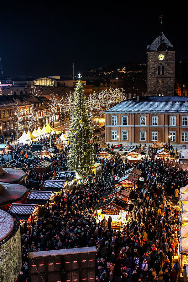 Photo of the Christmas market area