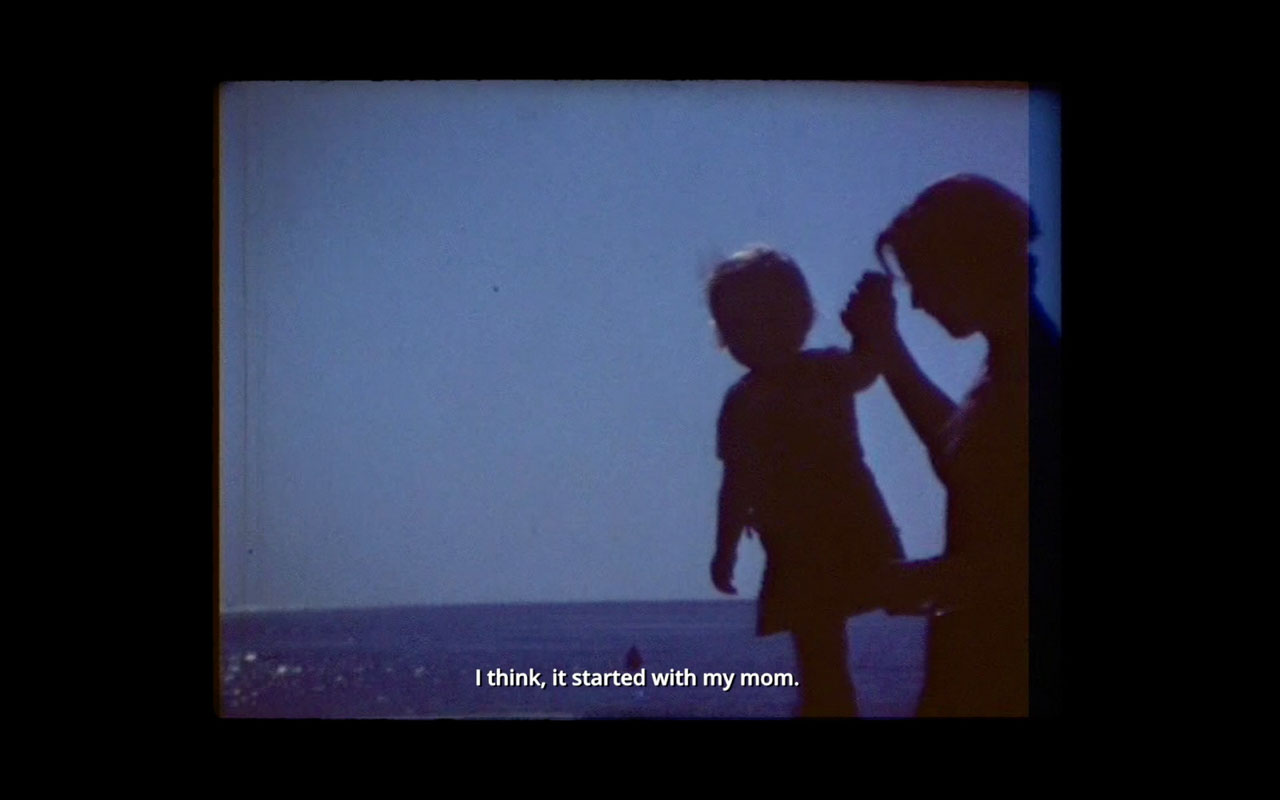 Photo with mother and child, illustrationg motherhood in cinema.