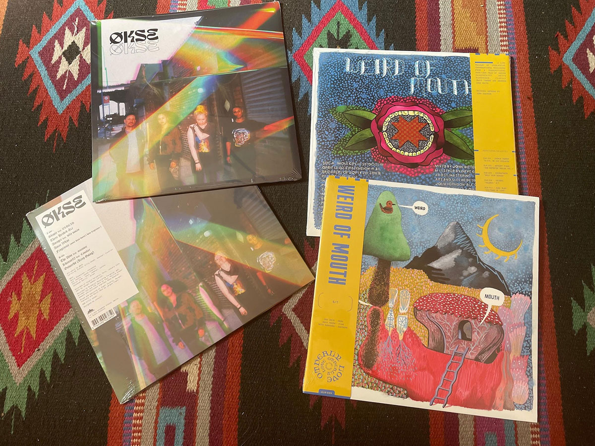 A collection of Mette's later album releases. Photo