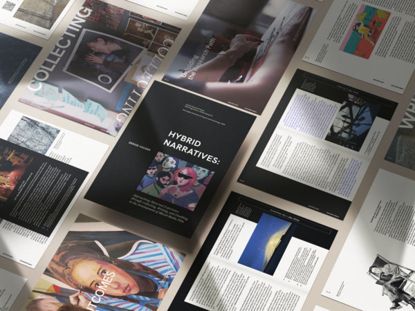 Photo of publications and texts on a table