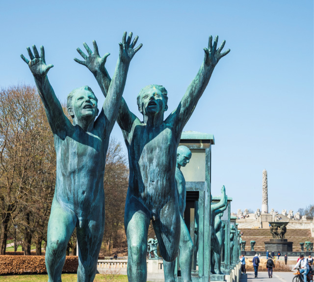 Statues in the Vigeland Park