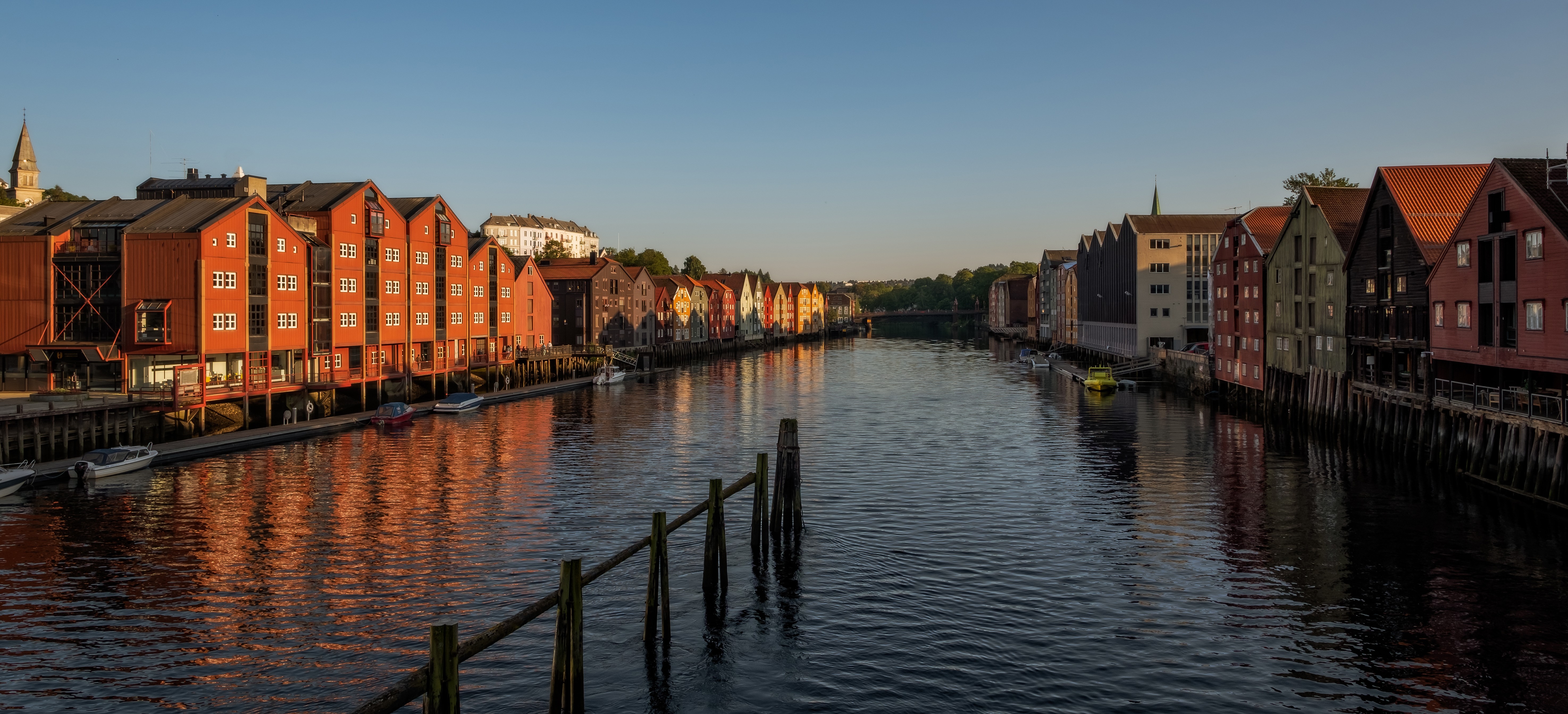 Photo from Nidelva surrounding Trondheim