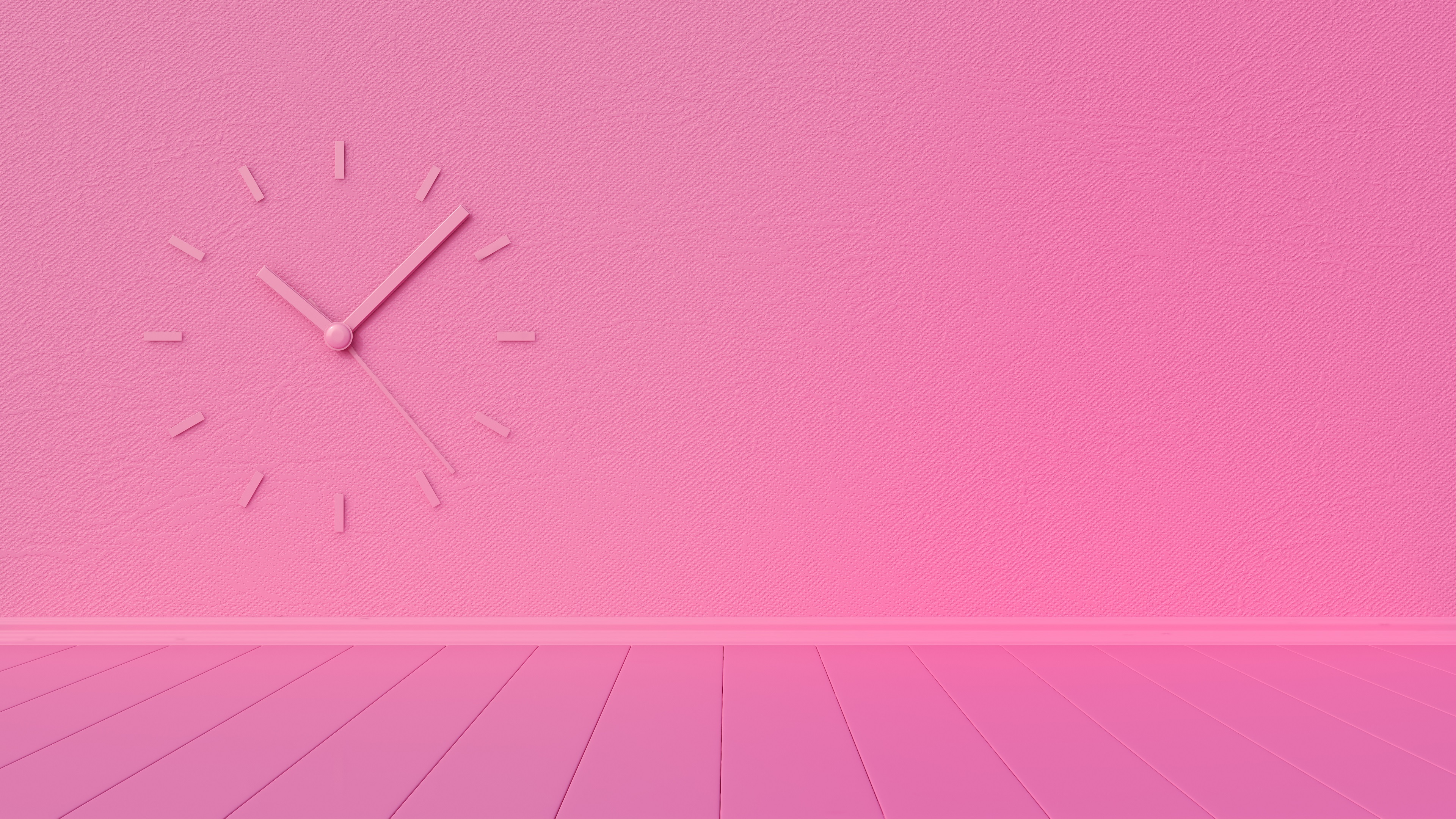 Pink clock