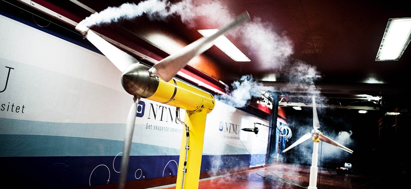 Norway's Larges Wind Tunnel. Photo: Geir Mogen/NTNU