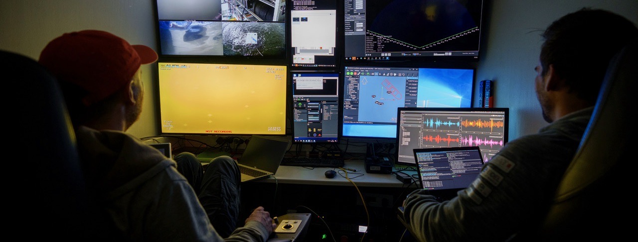 Control room AUR-Lab / Gunnerus. Photo: Ole Martin Wold