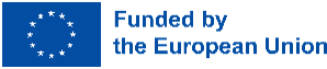 The EU logo and text: "Funded by the European Union"