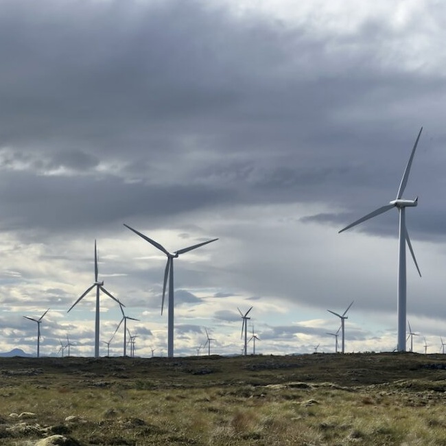 wind turbines. photo
