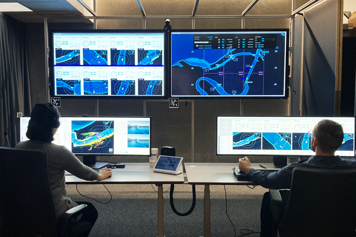 Control room for the ferry. Photo: Jooyoung Park