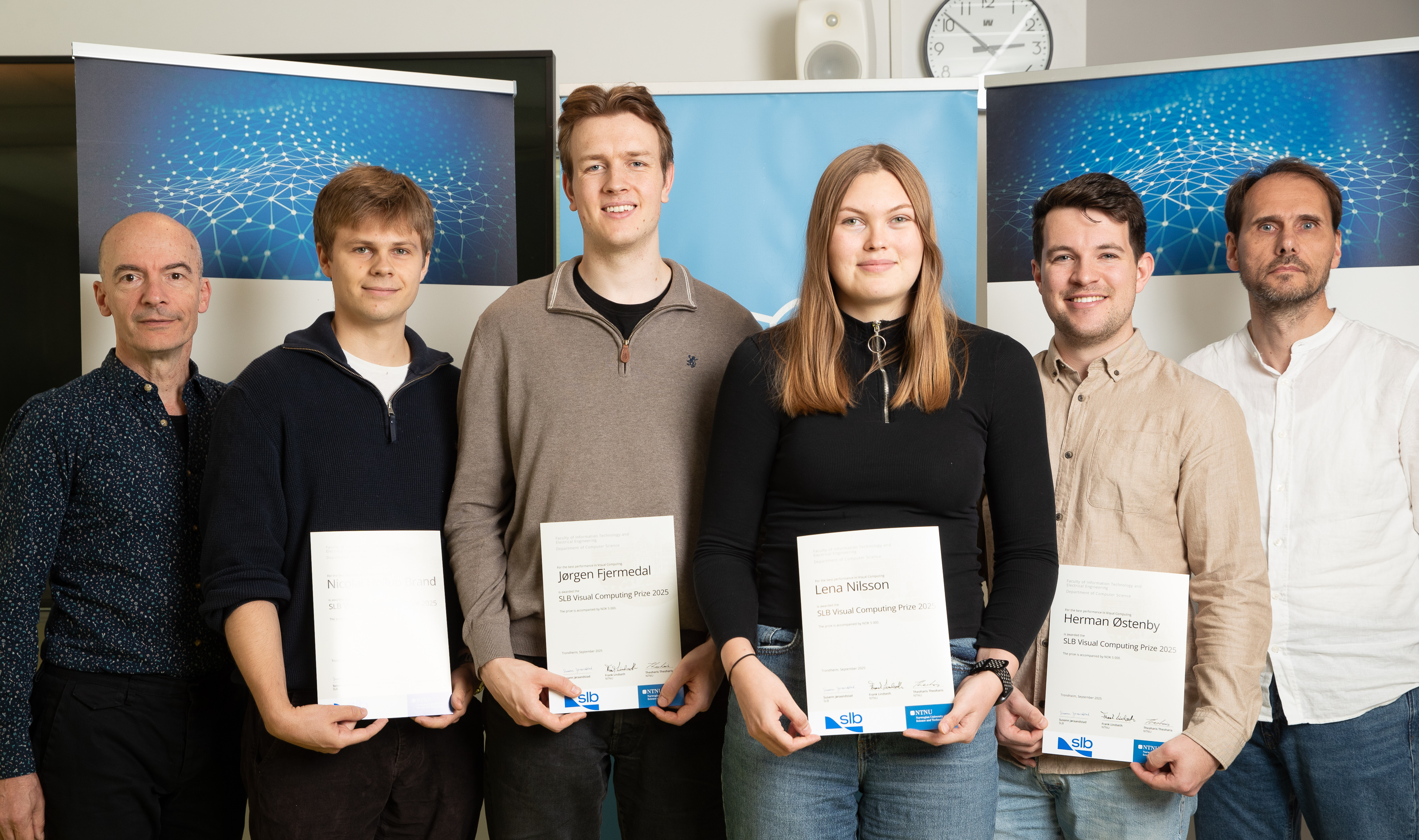 Picture of the 2025 Visual Computing Schlumberger Prize Winners