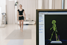 The research includes studies utilising the state-of-the-art equipment within the motion analysis laboratory at INM, and field studies where movement and activity levels are measured using sensors attached to the body. (Photo: Geir Mogen)