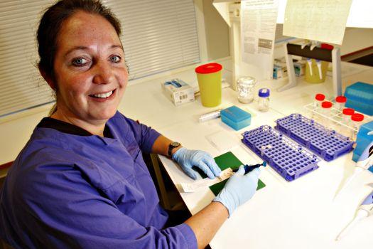Researchers Kirsti Kvaløy in HUNT Biobank