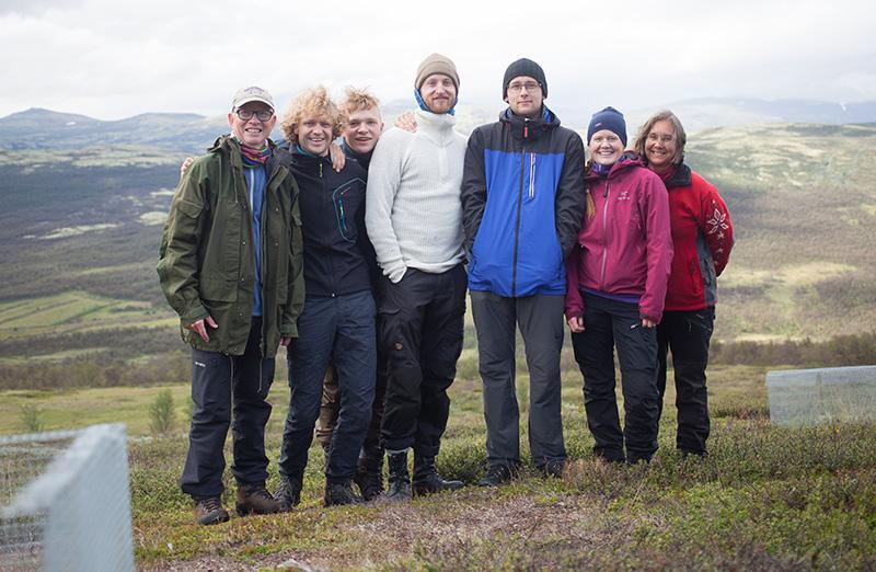 Group photo on the tundra. Photo