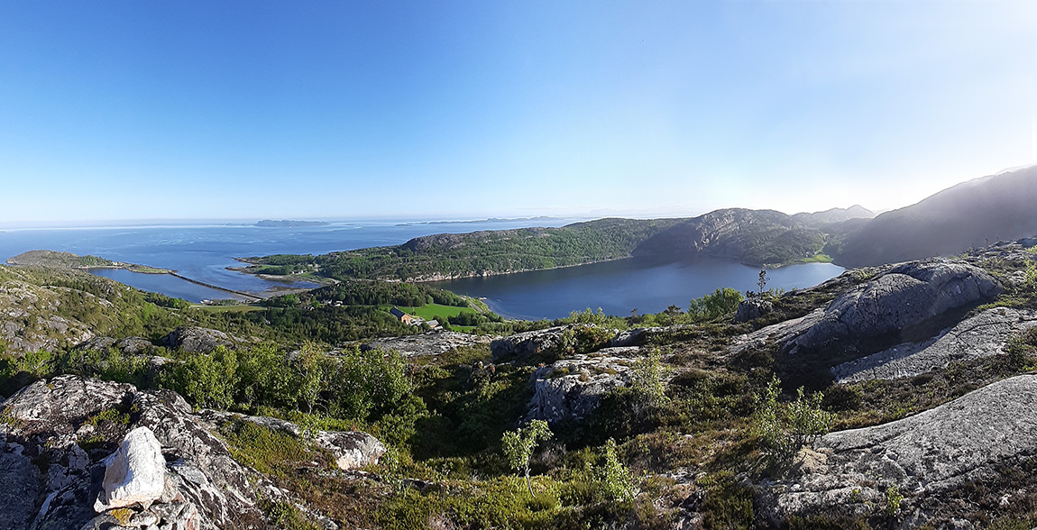 Panorama view over Sletvik Field Station