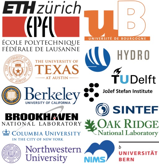 Logos of collaborators.