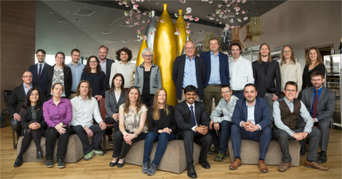 Picture of the researchers selected for the Outstanding Academic Fellow Program.