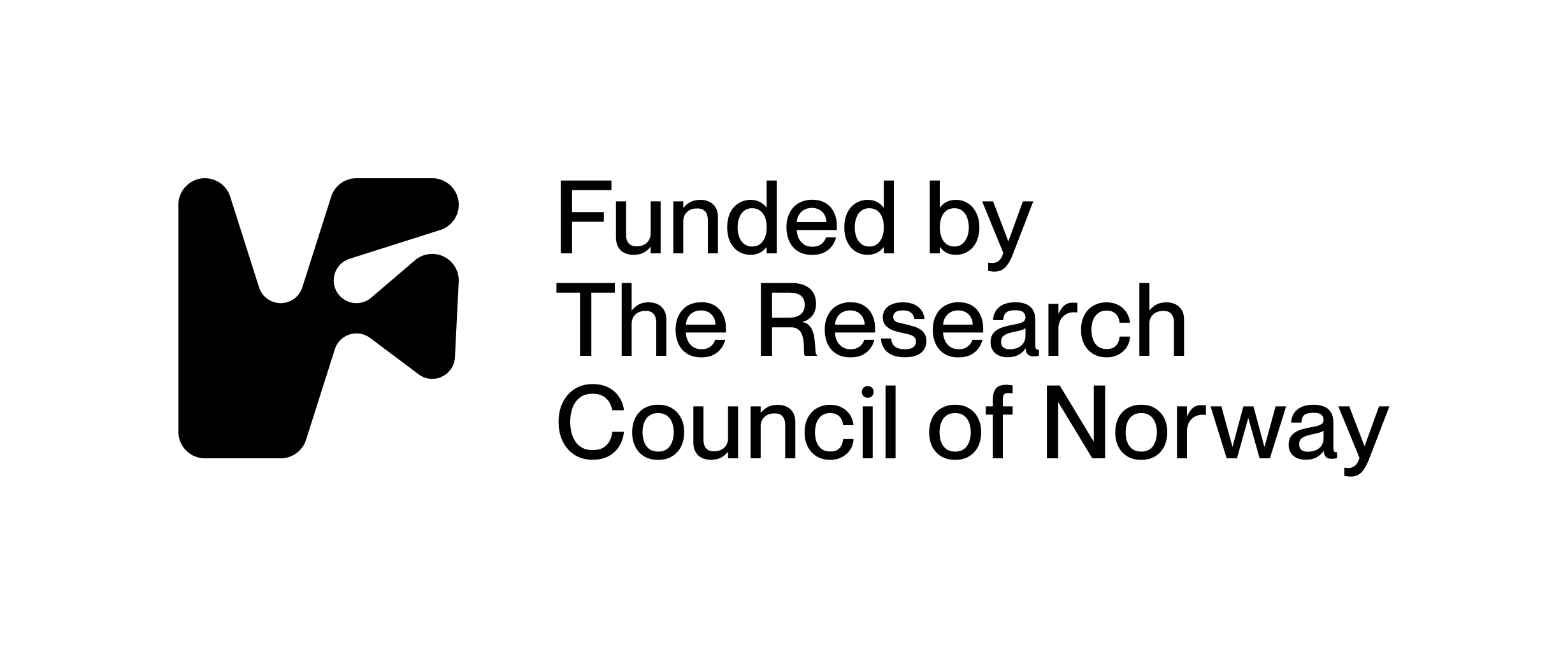 Log with the text Funded by the Research Council of Norway
