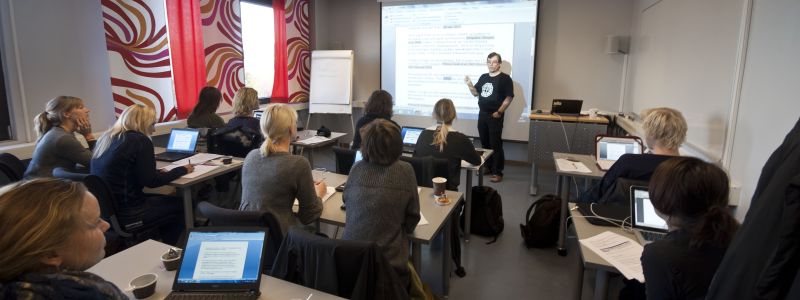 Students in a classroom Photo: Nils K Eikeland/NTNU