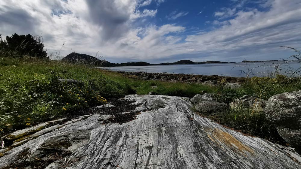 The coast near Trondheim. Photo. 