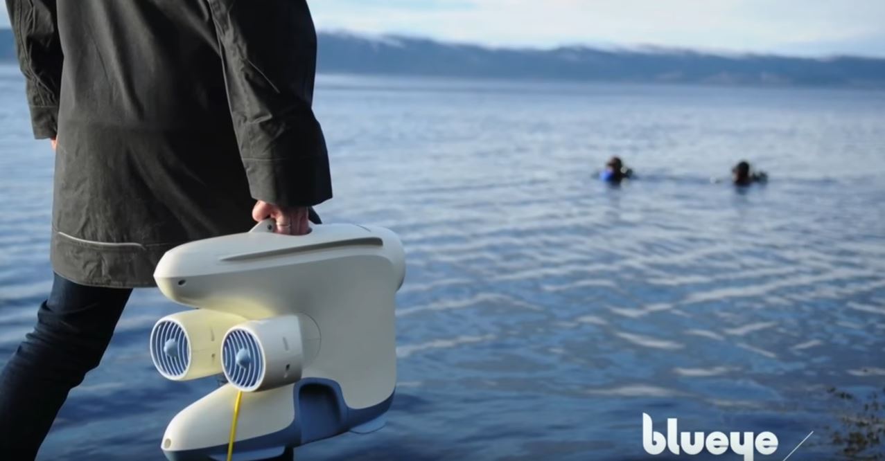 Video: Underwater drone by NTNU AMOS spin-off BluEye makes the ocean accessible for all