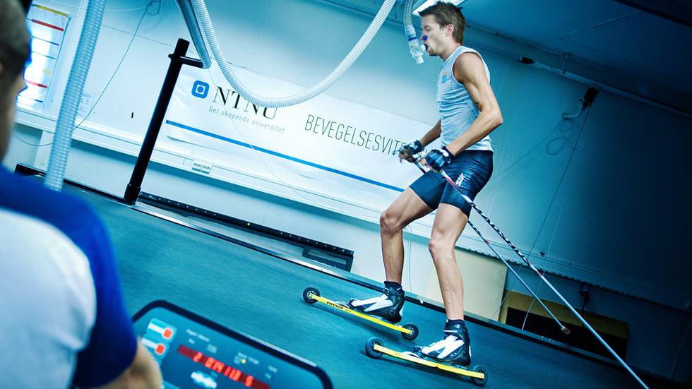 Magnus Moan on Treadmill