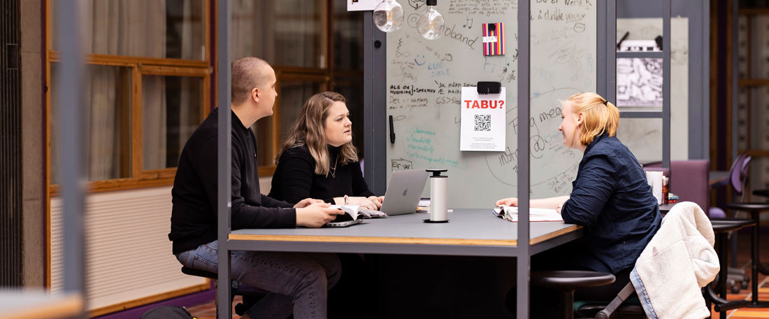 Students at CampusDragvoll. Photo