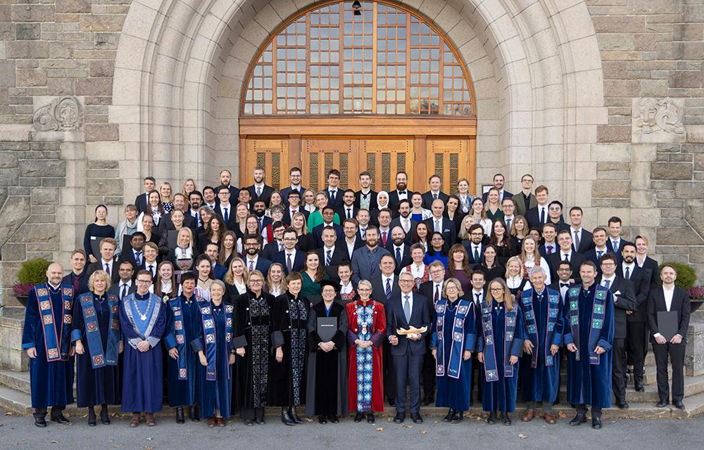 Group image Doctoral Awards Ceremony: Honorary doctor, Honorary Award winner, rectorate, deans, PhDs