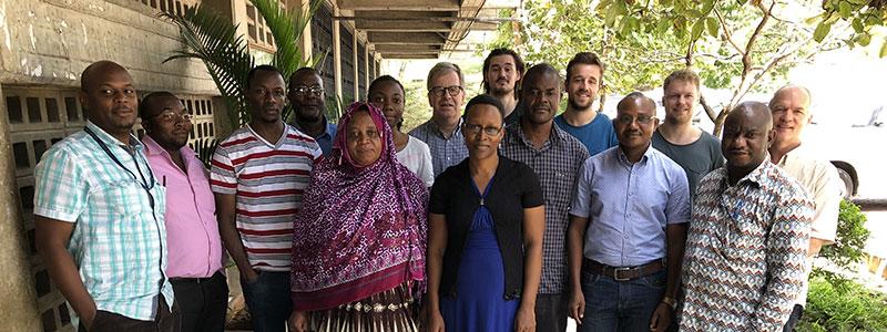 University of Dar es Salaam Student group and lecturers