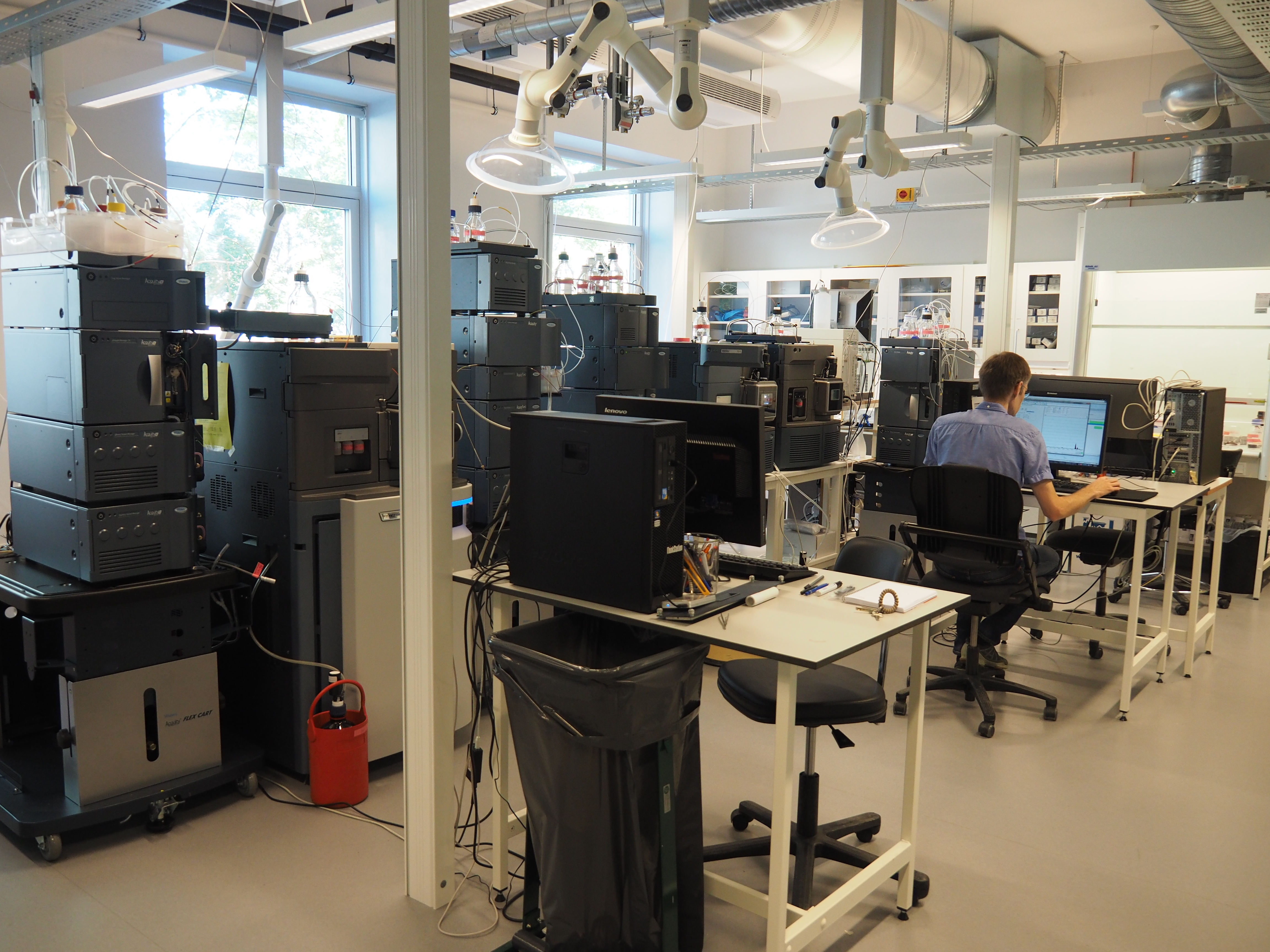 A laboratory with computers. Photo