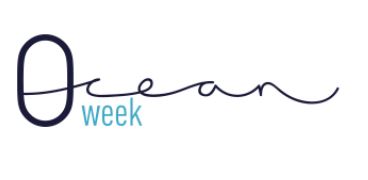 Ocean Week logo. Illustration
