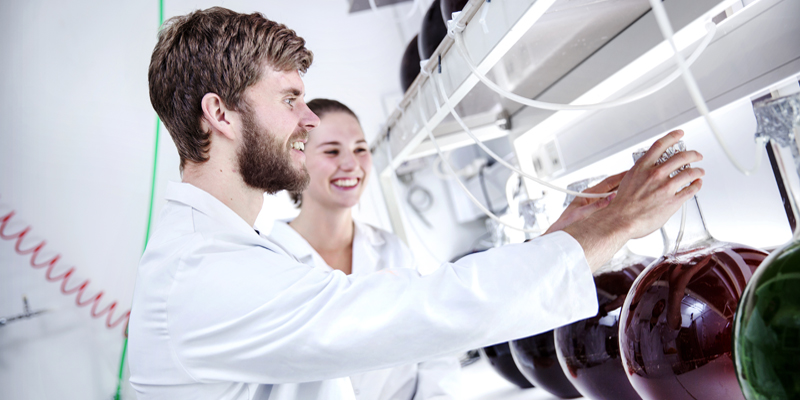 Picture: students at the laboratory. Photo: PK Photo